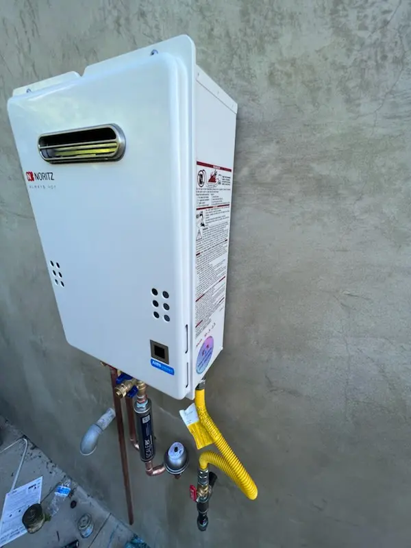 Tankless water heater installation for Pine Valley homes