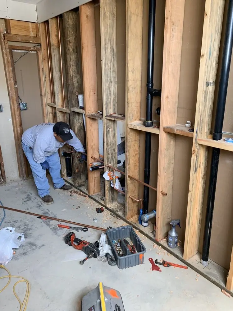 Commercial rough-in plumbing for Water Heater Replacement in Pine Valley